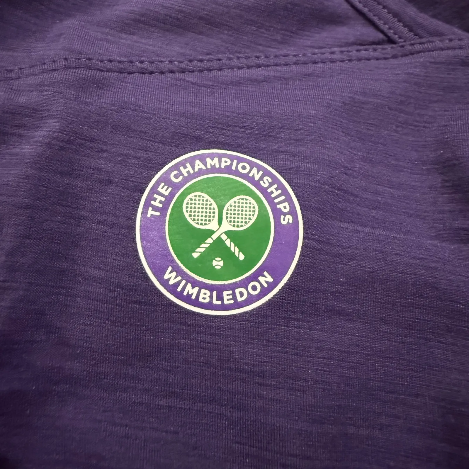 Babolat Women's Purple Wimbledon Tennis Tank Racerback Performance Top Large White - Image 2