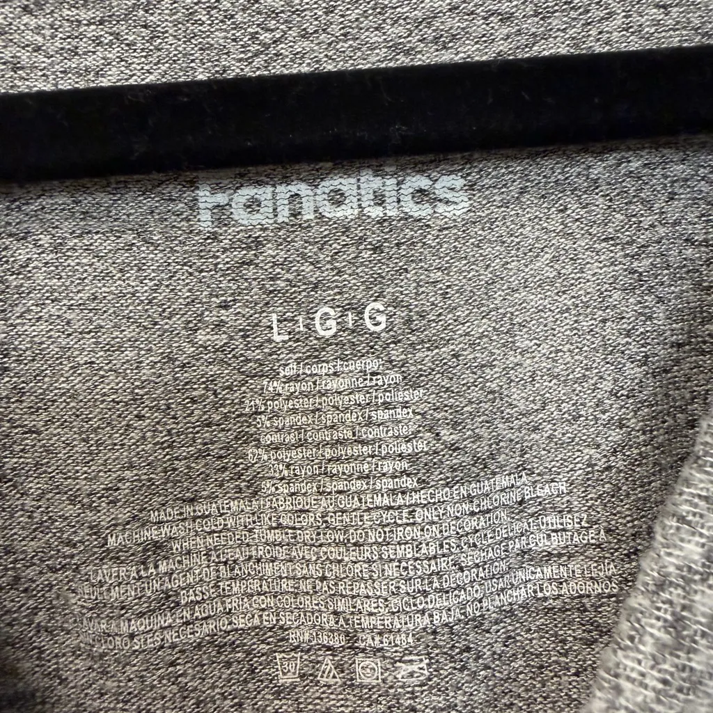 Fanatics Michigan State Spartans Gray & Black Lightweight Pullover Size Large - Image 3