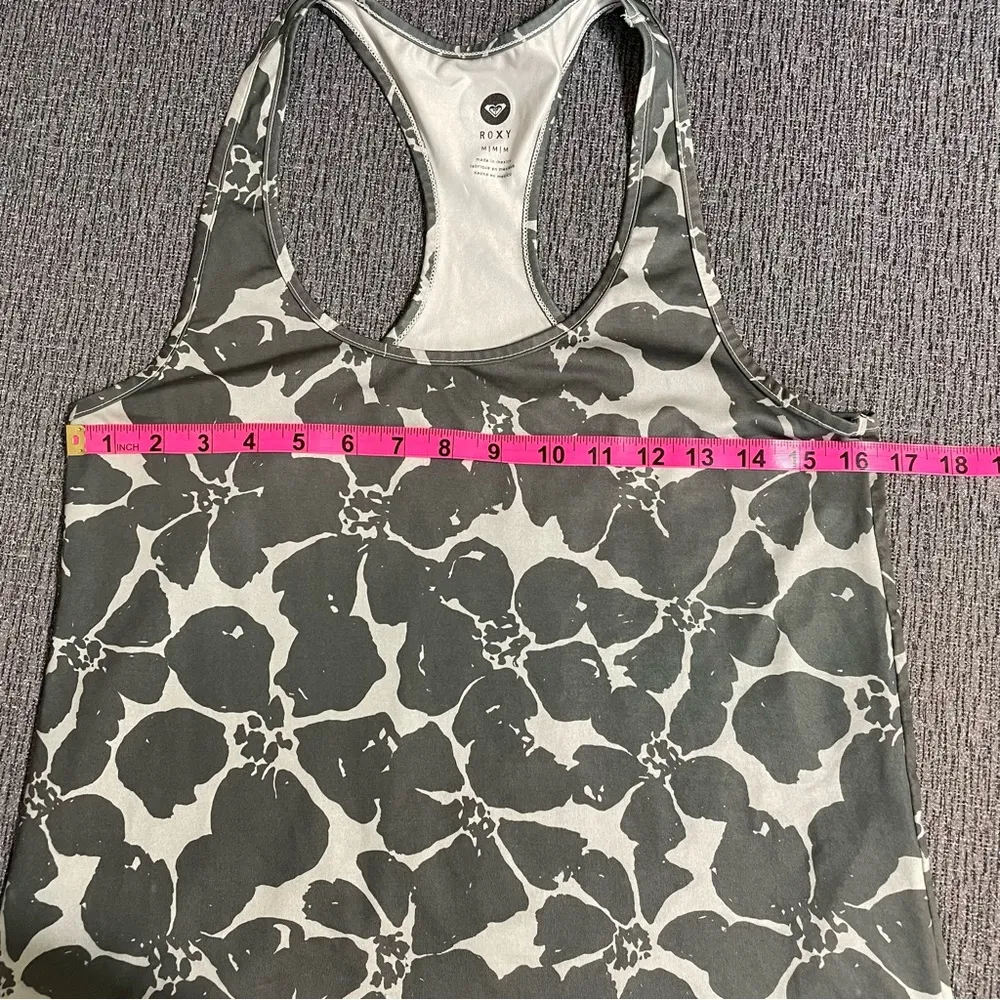 Roxy Gray Floral Tank Top - Image 15