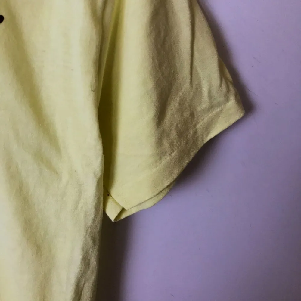 80s Vintage Fort Tucker Alabama Reunion T Shirt USA Single Stitch Yellow Large L - Image 16