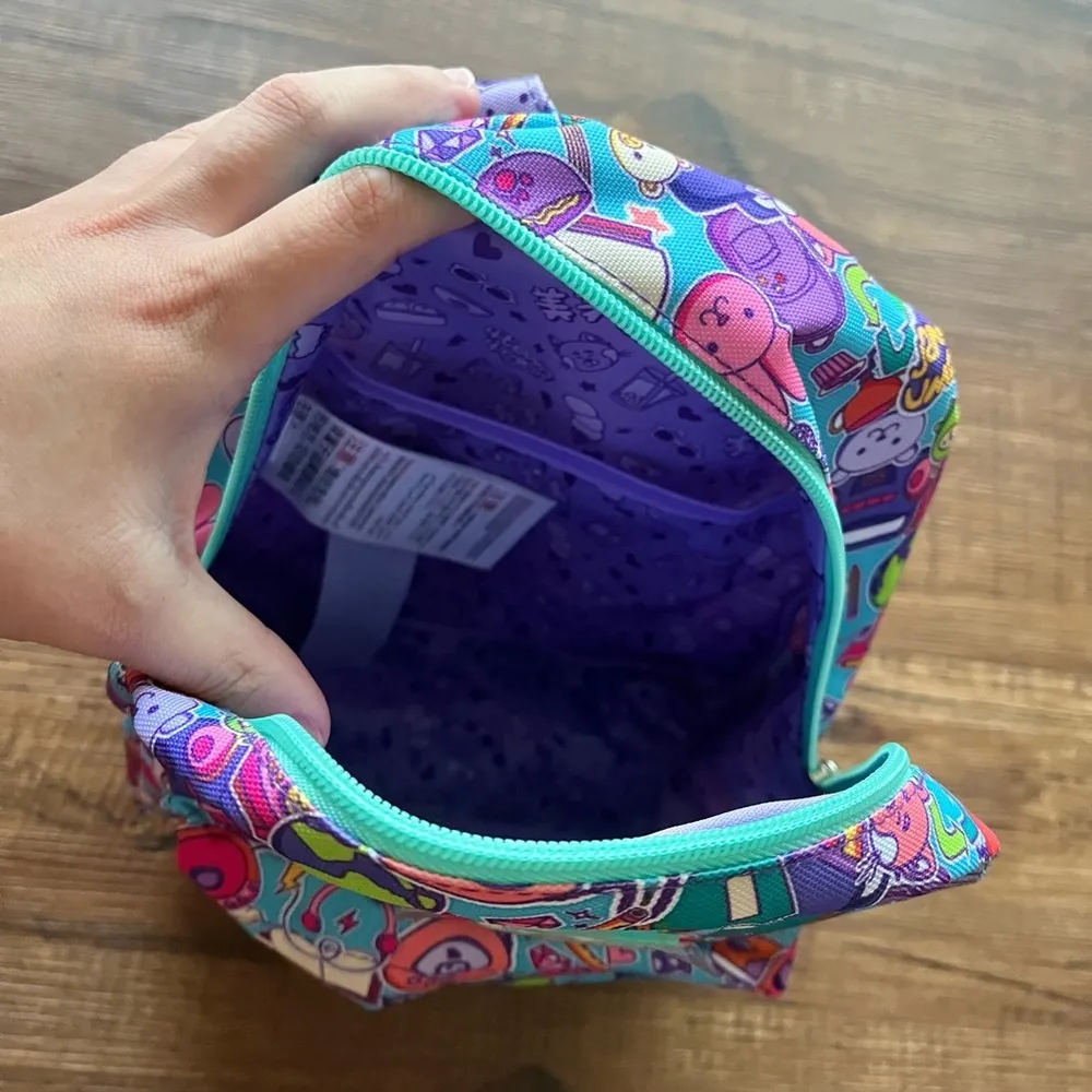 NWT Loungefly Disney Pixar Turning Red Panda Doodle Print Mini Backpack - Image 4