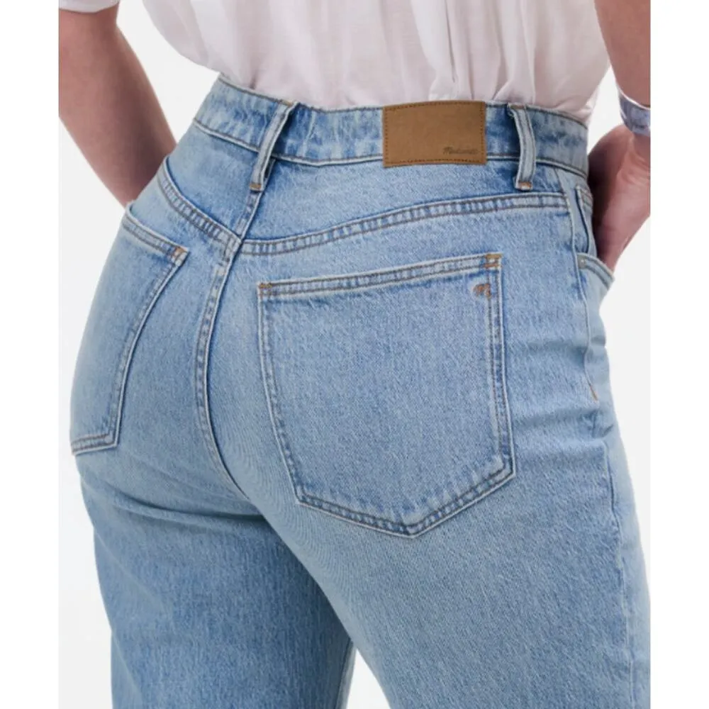 Madewell The Petite Curvy '90s Straight Mid Rise Jean Barbosa Wash Size 26P NWT - Image 3