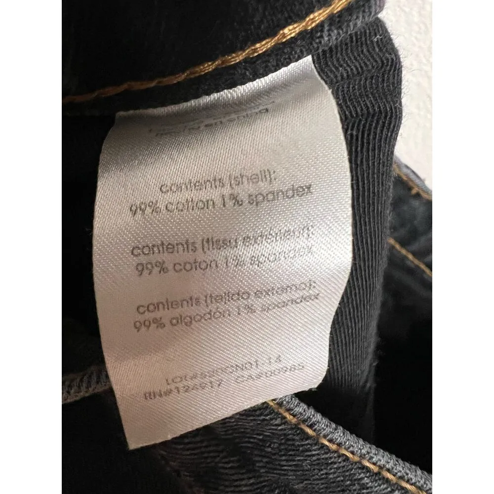 WeWoreWhat Dani Washed Black Modern Boyfriend High Rise Jeans Size 28 - Image 11