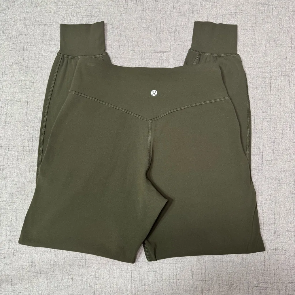 Lululemon Align High Rise Jogger Pants Dark Olive Green Size 6 - Image 7