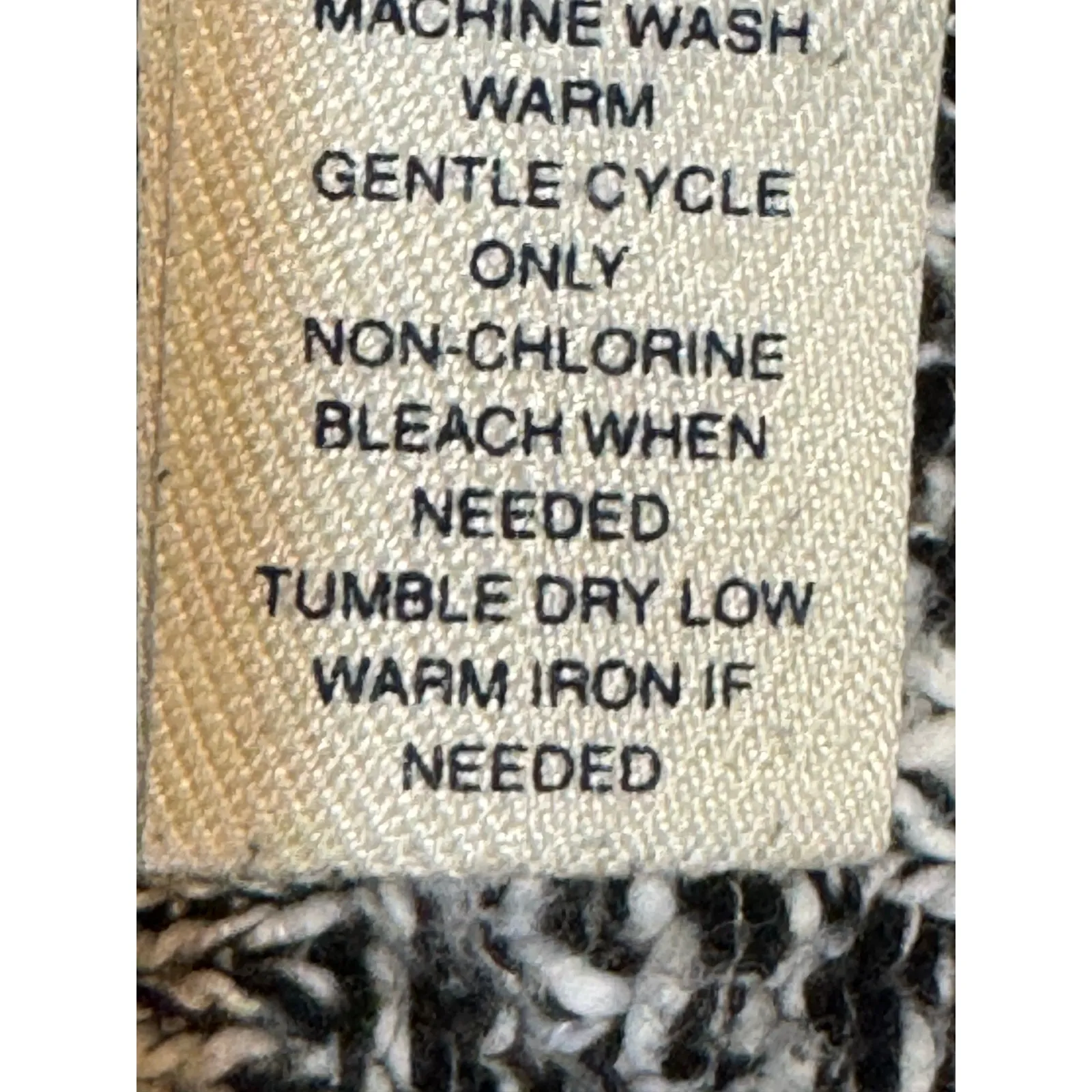 Westbound Open Cardigan Sweater Boho Medium Tribal Print Knit Kimono Fringe - Image 5