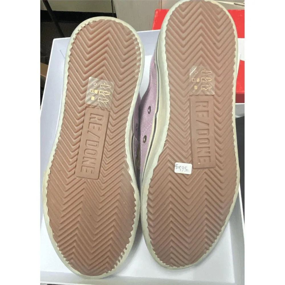 RE/DONE NIB 70s Skate Low Top Sneakers in Faded Lilac Size EU 38/US 8 - Image 7