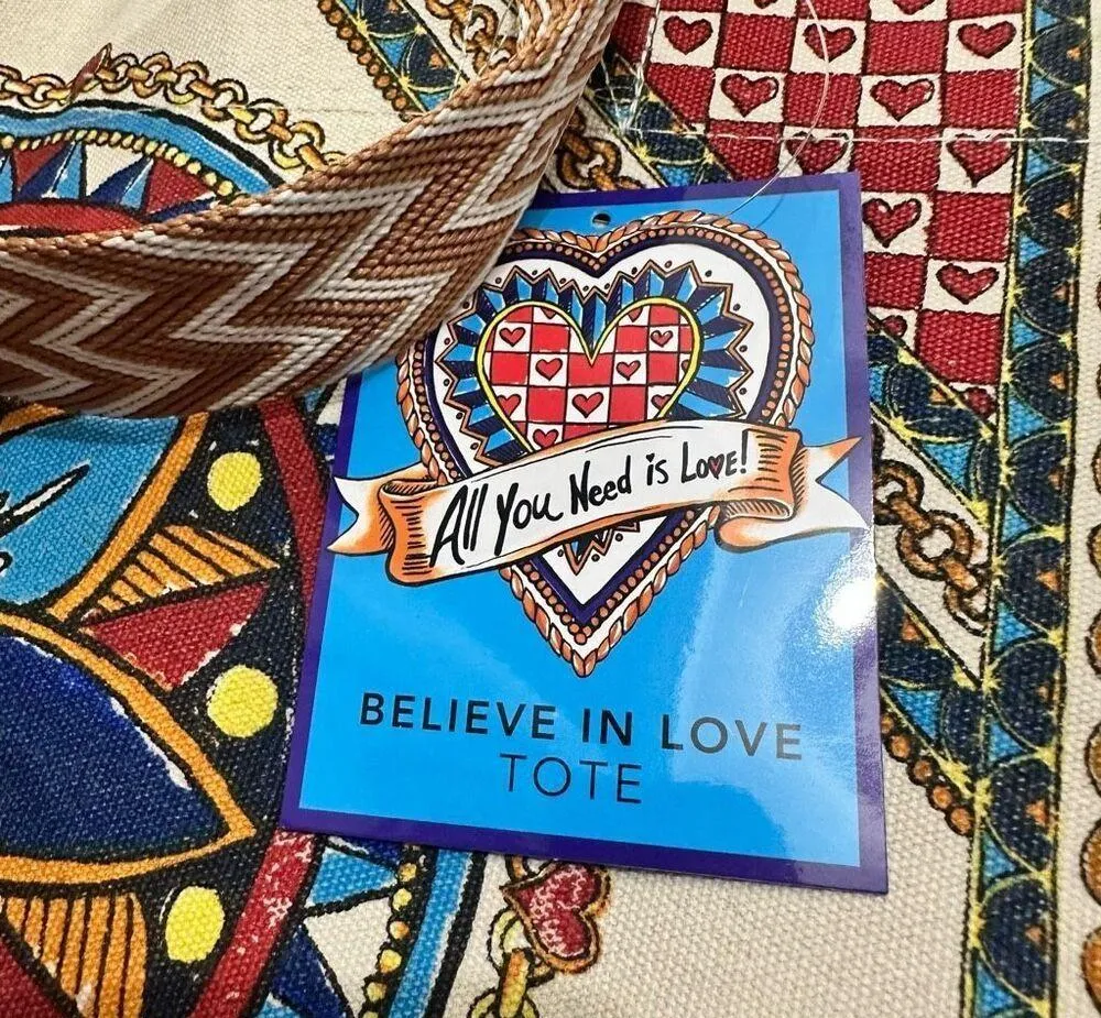 Brighton Women’s Believe in Love Tote Bag New NWT - Image 7