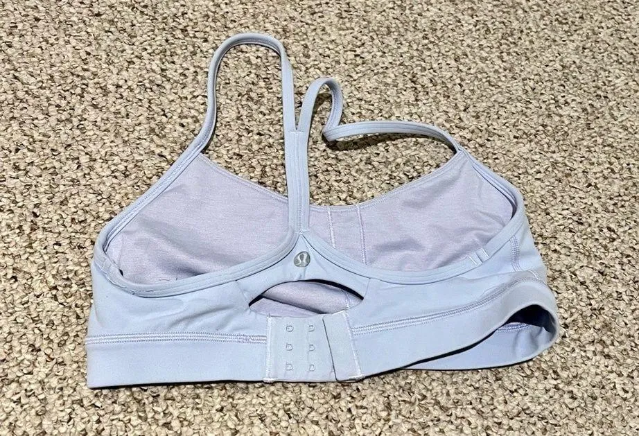 Lululemon Flow Y bra (adjustable/size 8/pastel blue) - Image 2