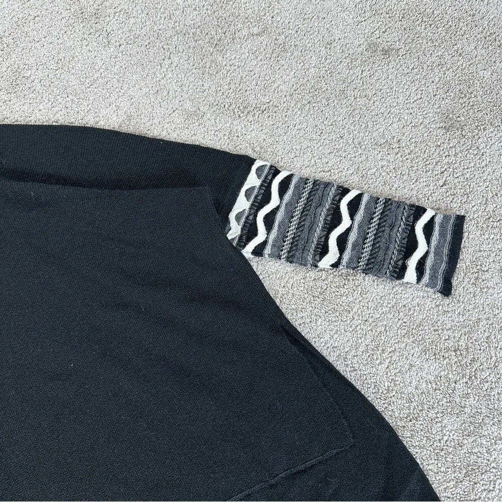 Simply Natural Designs Women’s 100% Baby Alpaca Poncho Rossana Cowlneck Black OS Size undefined - Image 8