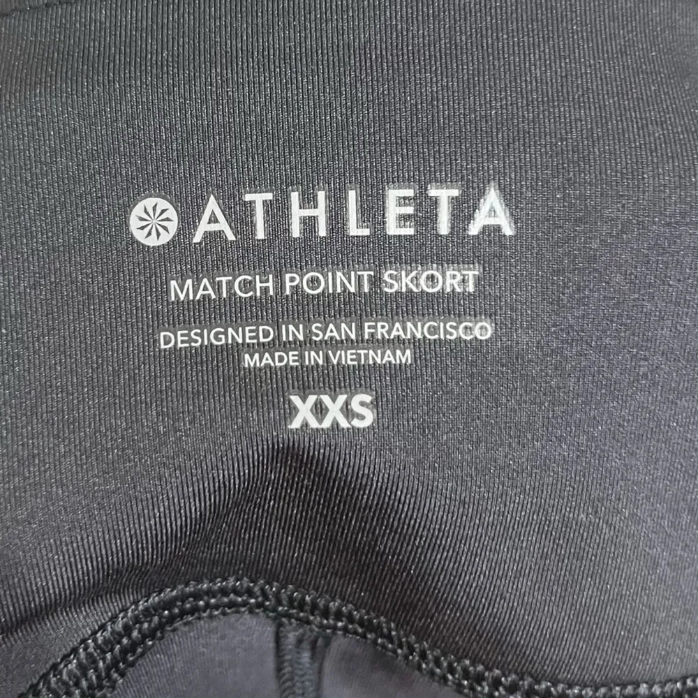 Athleta Match Point Skort City Lights Women’s Size XXS Black Print Activewear - Image 9
