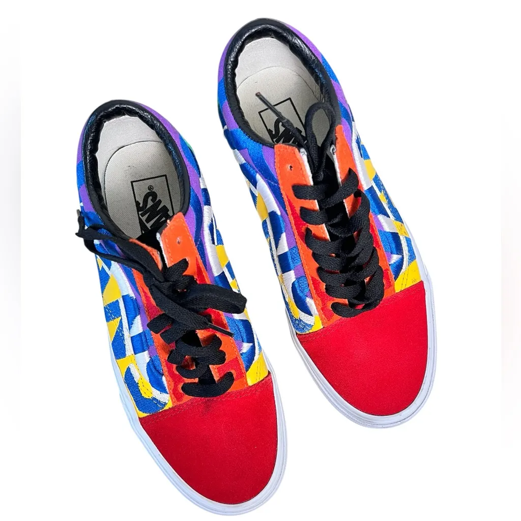 Vans Unisex Old Skool Skate Shoes Multicolor 721454‎ Men’s 7.5 / Women’s 9 - Image 2
