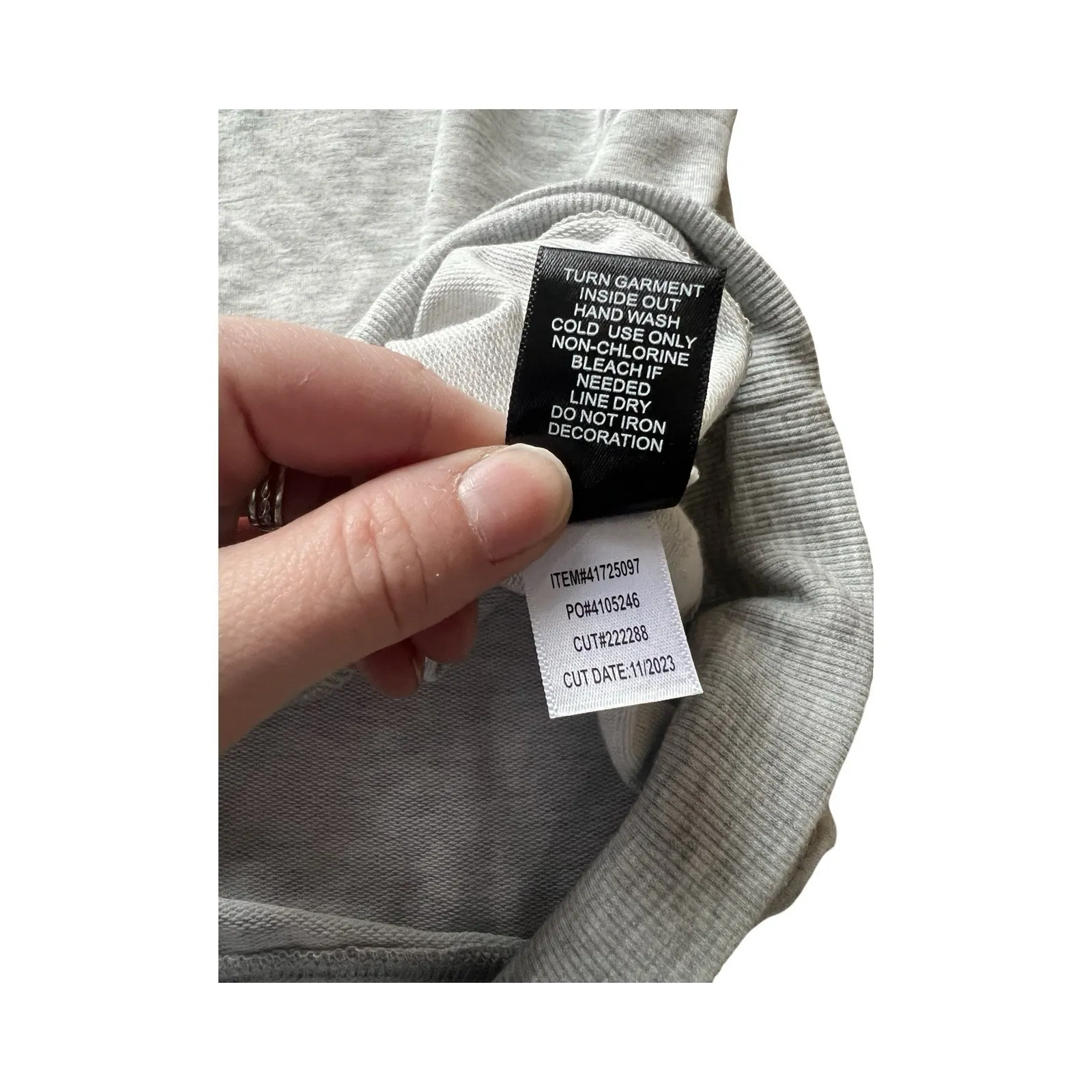 TORRID Womans Size 2 Gray Skull Floral  Rhinestone Soft Crewneck Sweater - Image 4