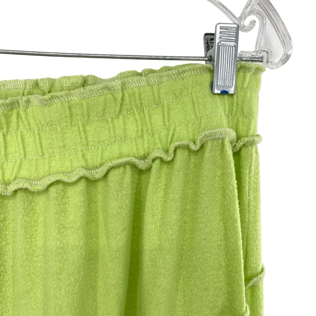 Out From Under Urban Outfitters Green Ballon Cinched Fuzzy Lounge Pants - Image 4