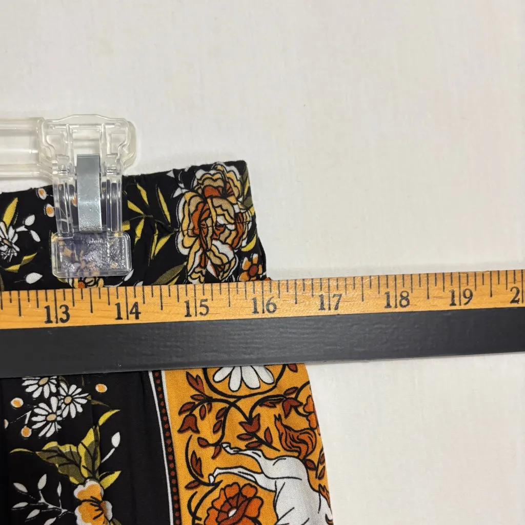 Rusttydustty Wide Leg Wrap Pant Womens OXL Boho Genie Festival Whimsy Fairy Black Size 0X - Image 8