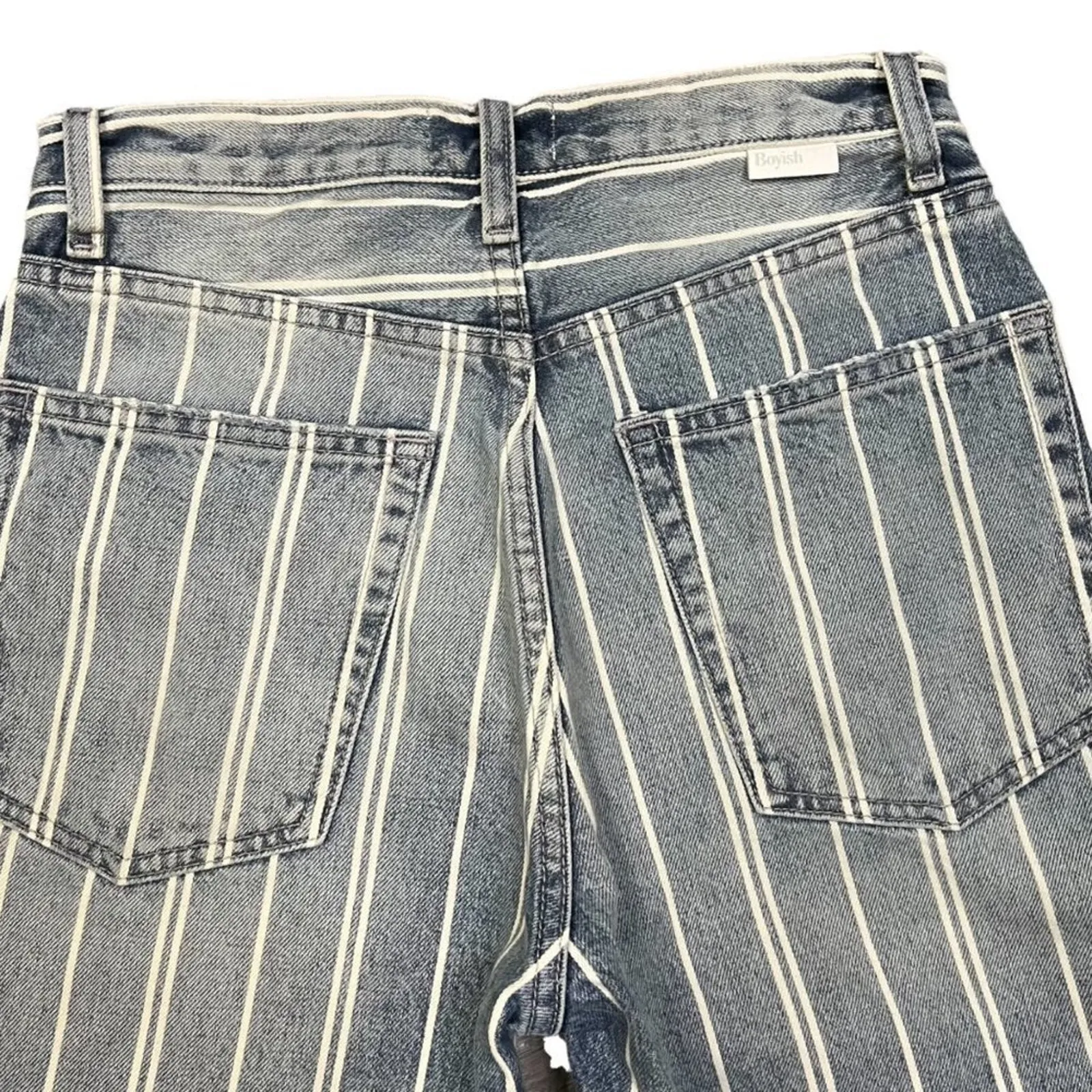 Boyish Darcy They Made Me a Criminal Crop Flare Jeans Size 25 - Image 10