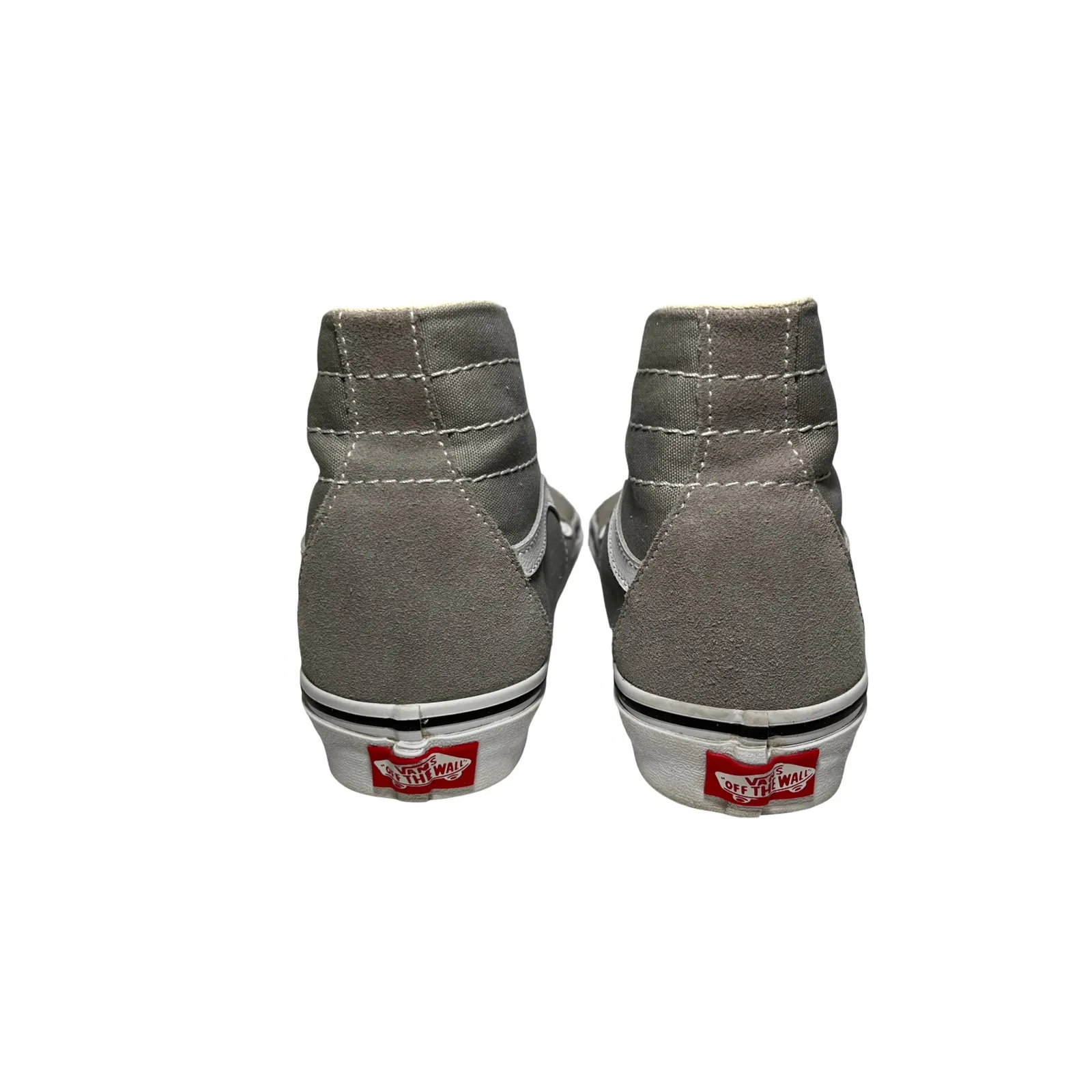 Vans Sk8-Hi Gray Suede Canvas High Top Sneakers Women’s 8 Men’s 6.5 - Image 7