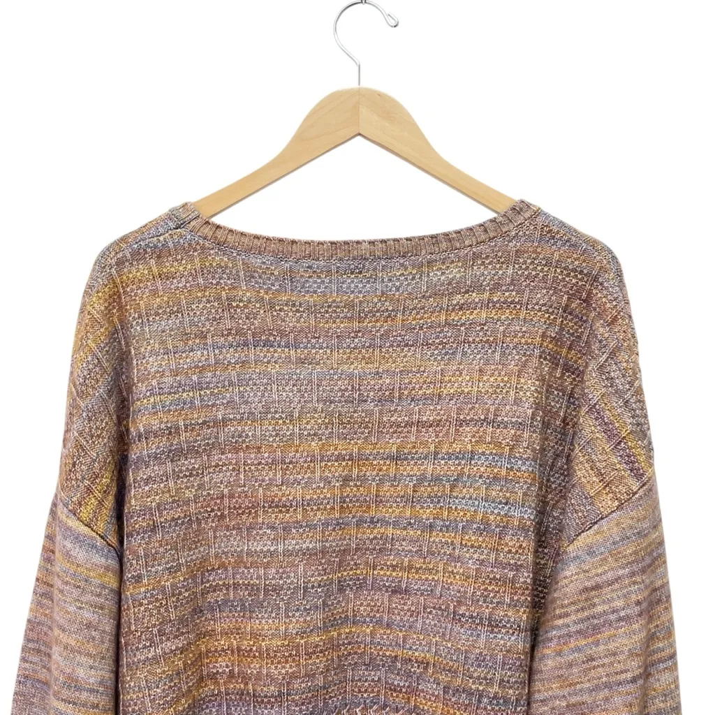 Soft Surroundings Size 2X Multicolor Textured Knit Sweater Cotton Blend Tunic - Image 7
