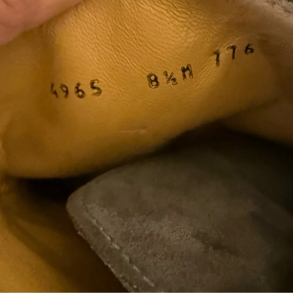 Gravati for Wilkes Bashford lace up women's grey suede boots size 8.5 Gray - Image 8