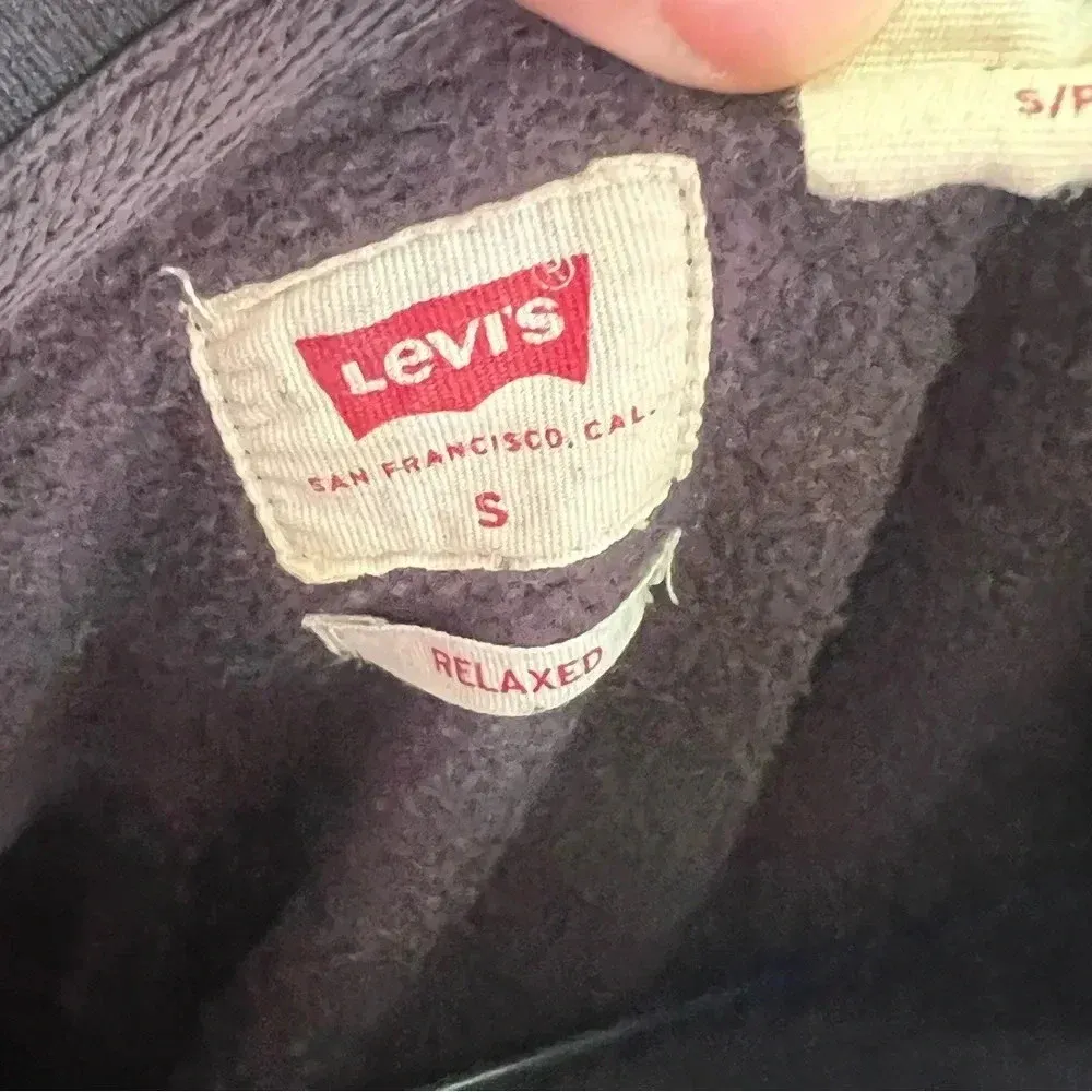 Levi’s Tie Dye‎ Hooded Sweatshirt Oversized Size Small Flaw - Image 5