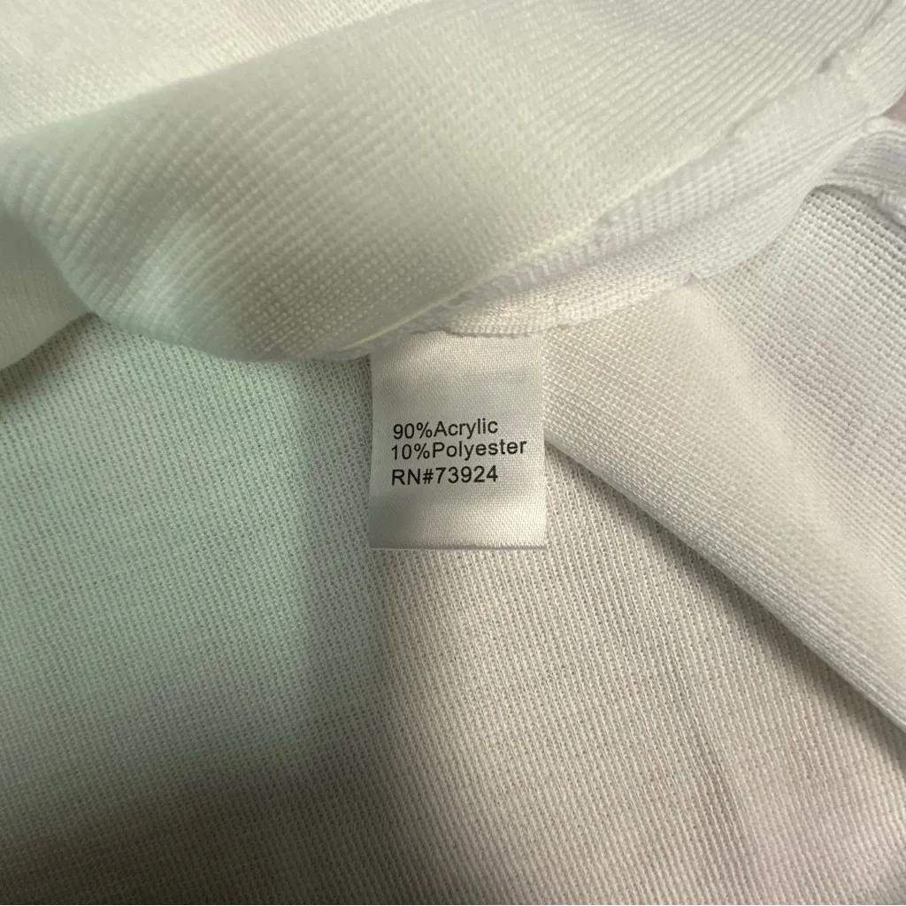 Ming Wang Cream Sleeveless Tank Top - Image 2