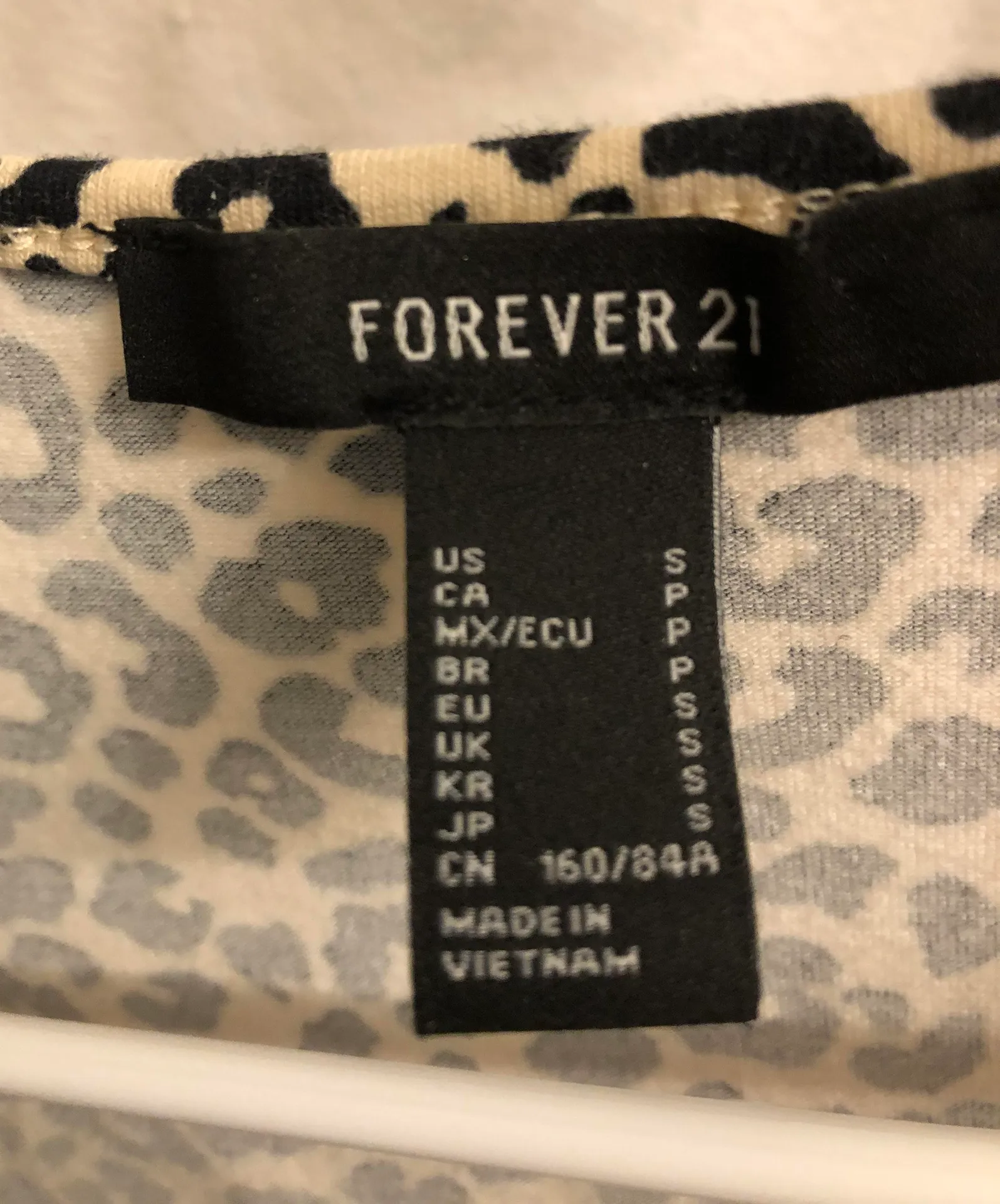 Forever 21 Cheetah Print Wrap Top - Image 3