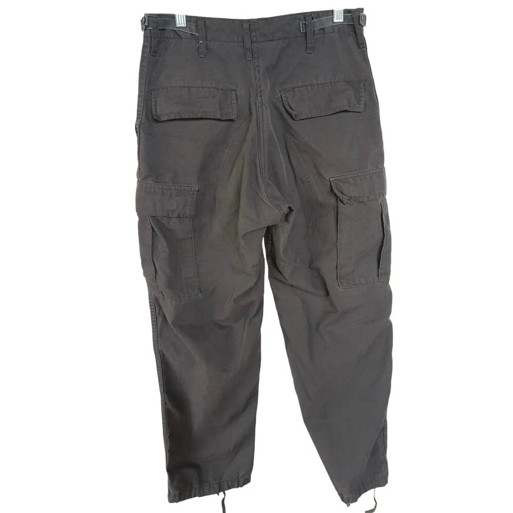 Propper Black Cargo Tactical Uniform Outdoors Work Pants Adjustable EUC Small - Image 4