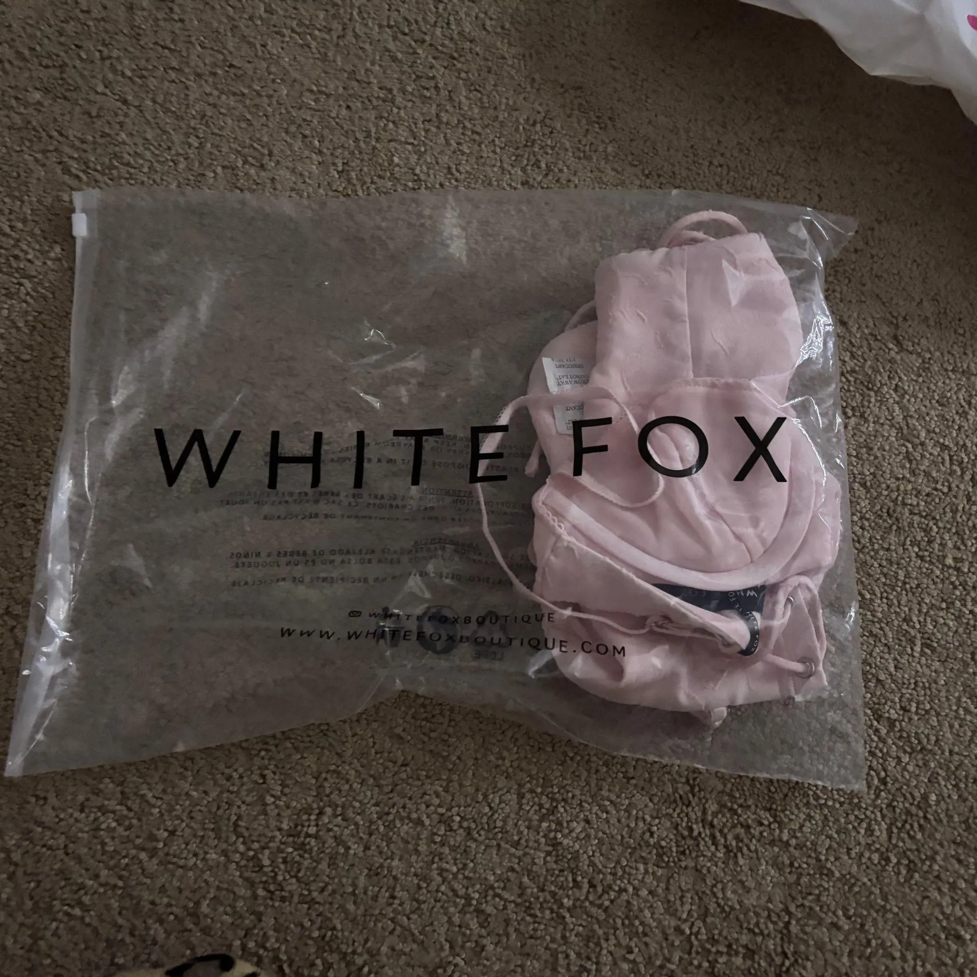 white fox corset top - Image 3