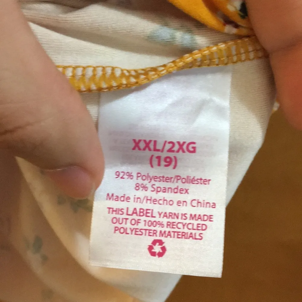 Mustard yellow lace up t-shirt dress - Image 4