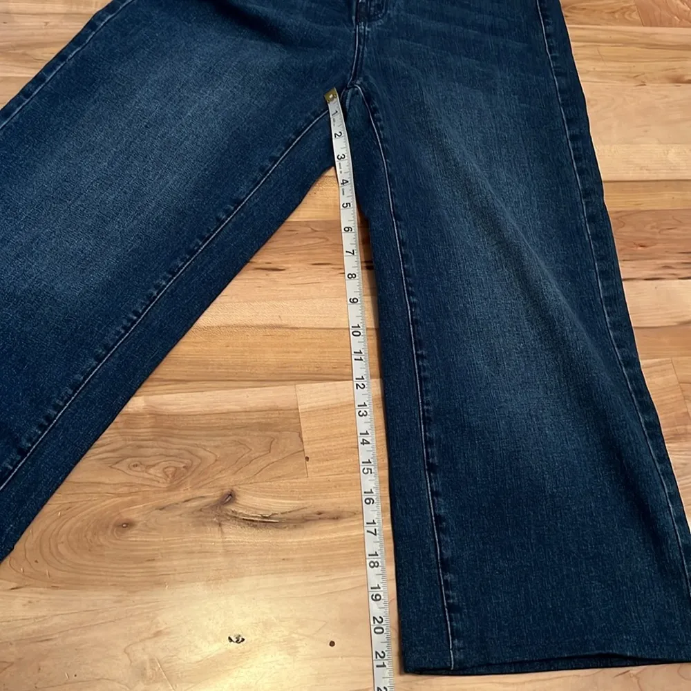 J. McLaughlin Aiko Wide Leg Blue Denim Solid Jeans - NWT - Image 11