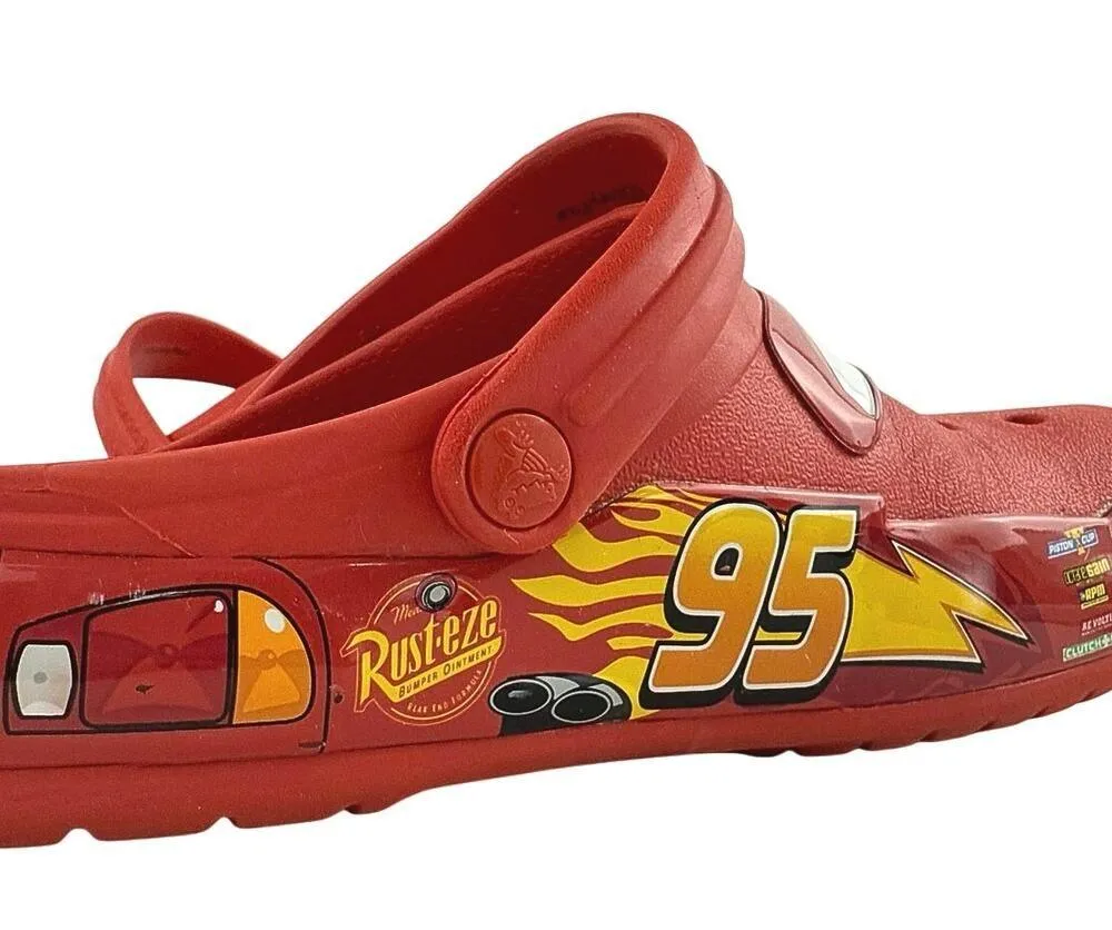 Crocs Pixar Disney Cars Lightning McQueen Slip On Casual Classic Clogs Womens 8 - Image 10