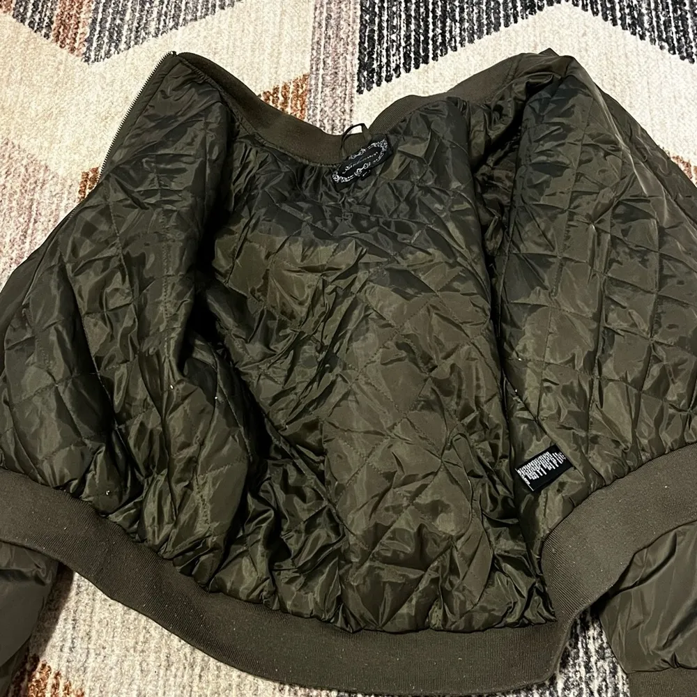 Green Bomber Jacket Size 2X - Image 4
