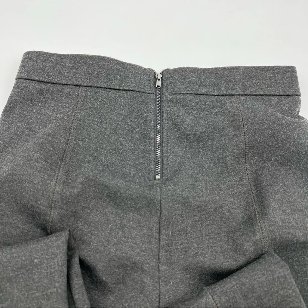 J. Crew Pixie Women’s Charcoal Gray Cigarette Pants w/Seams Down Back of Thighs - Image 8