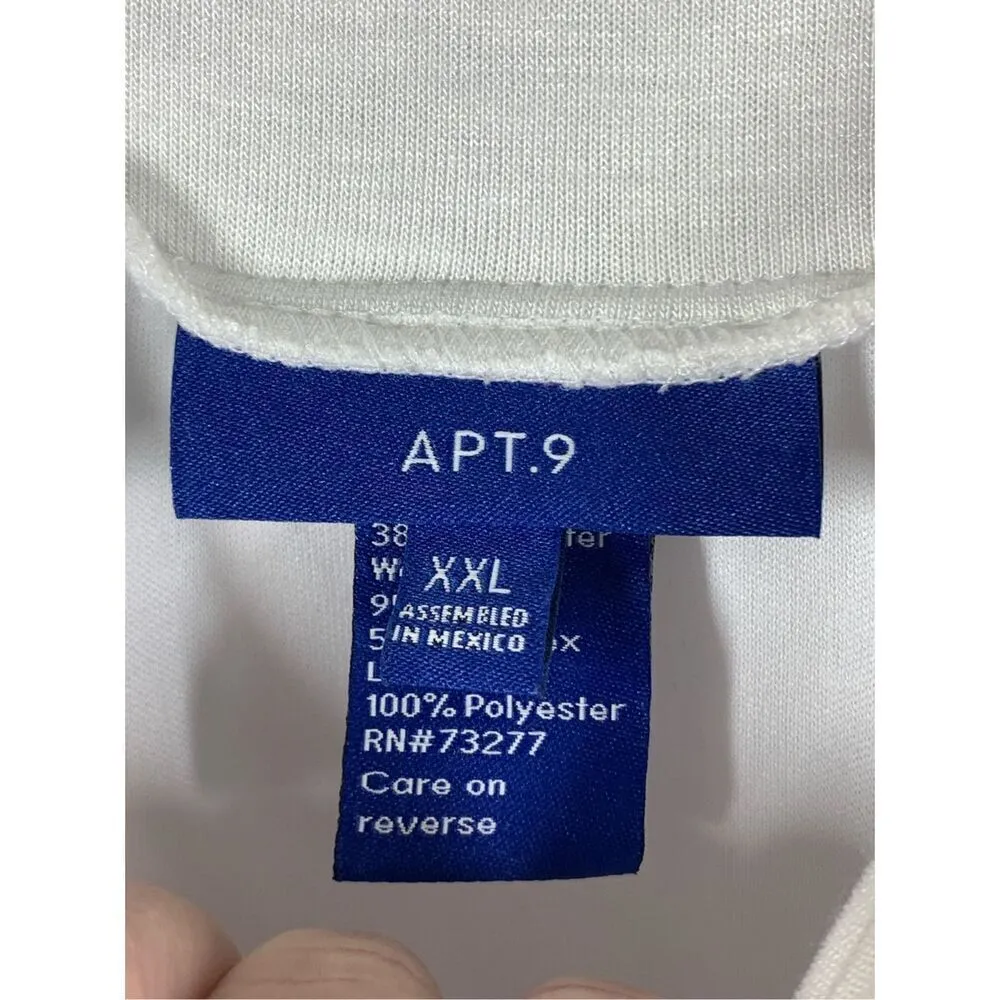 Apt. 9 Women's Pull On High-Low hem Maxi Skirt Paper White Size XXL NWT - Image 6