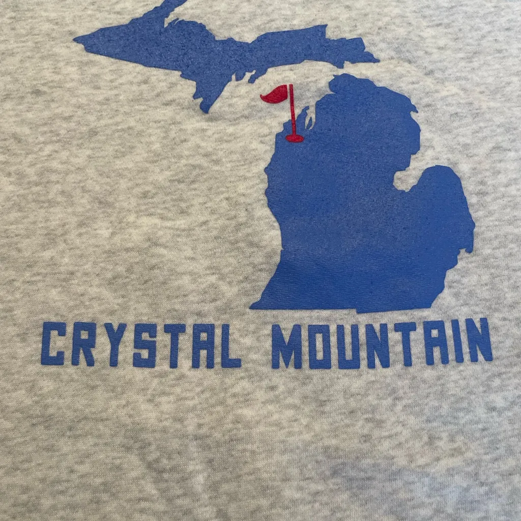 Under Armour Crystal Mountain Golf / Ski Resort Crewneck Sweatshirt, Size L - Image 2