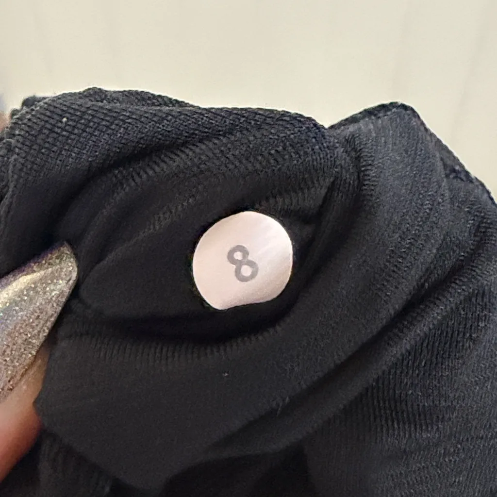 Black Lululemon Athletic Shorts 8 Low Rise 2in inseam hotty hot - Image 6