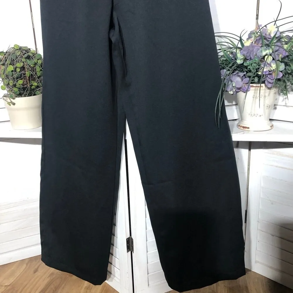 Sincerely Jules Black Jumpsuit Wide Leg Sleeveless Wrap M Size M - Image 9