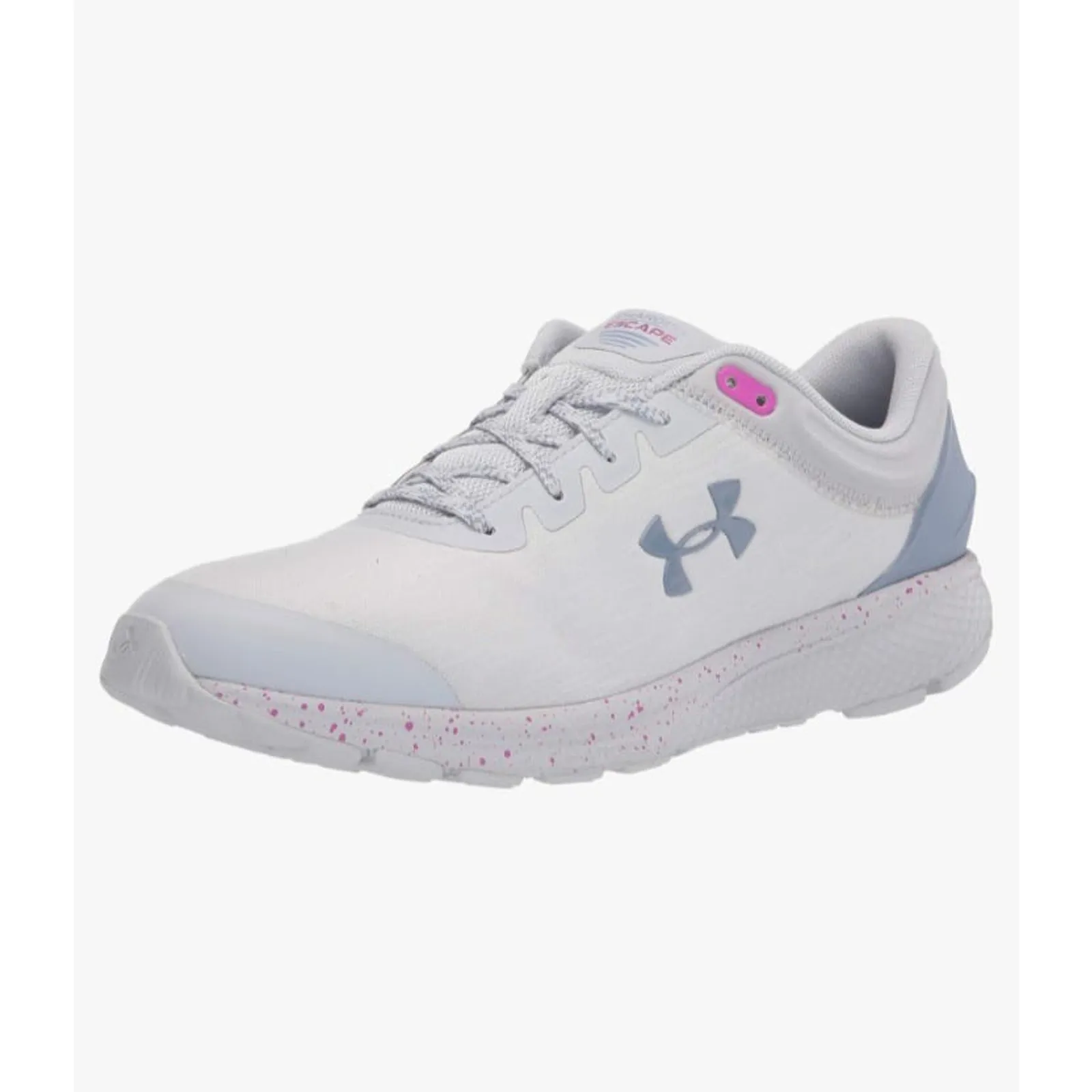Under Armour Women's Running Shoe Charged Escape Gray Pink Splatter Size 7 - Image 10