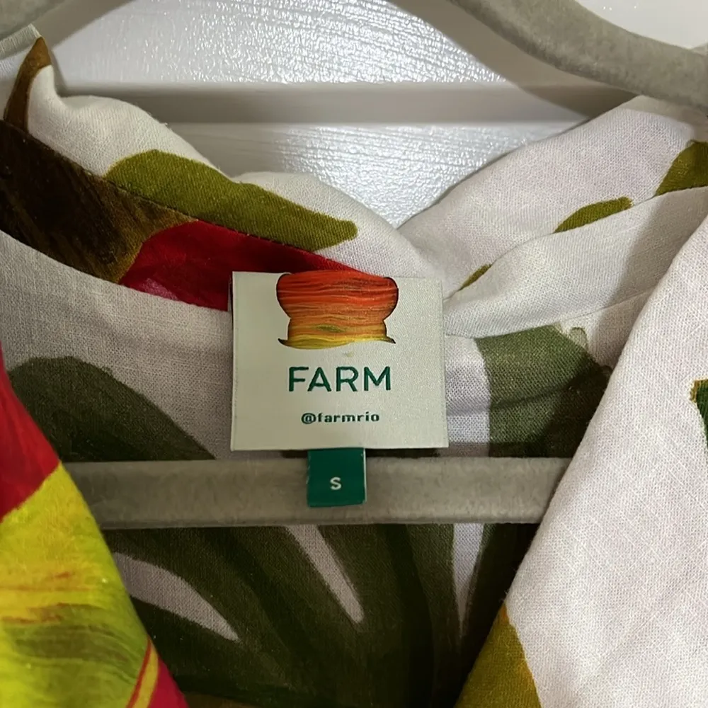 Farm rio White Spring Forest Mini Dress - Image 8