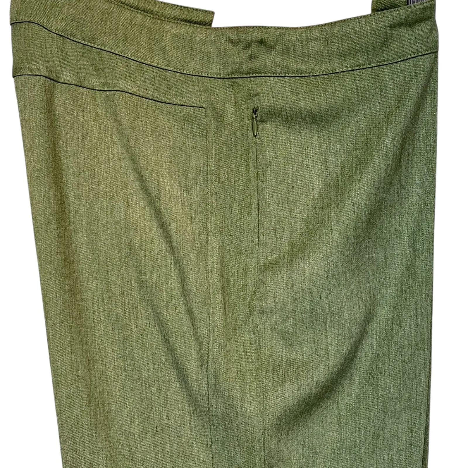 Dialogue NWT Women's Green Career Dress Pants Office Wear Size 14 - Image 5