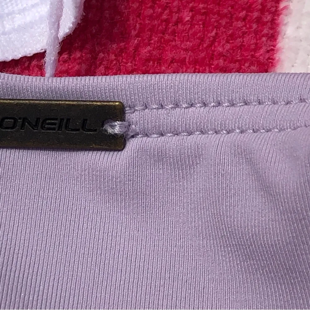 NWT O’Neill Matira Saltwater Solids Hipster Cheeky Bikini Bottoms L Lilac - Image 4