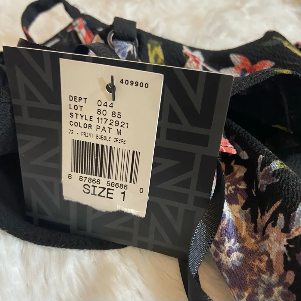 cold shoulder asymmetrical floral Maxi Romper Dress. Size 1. New - Image 9