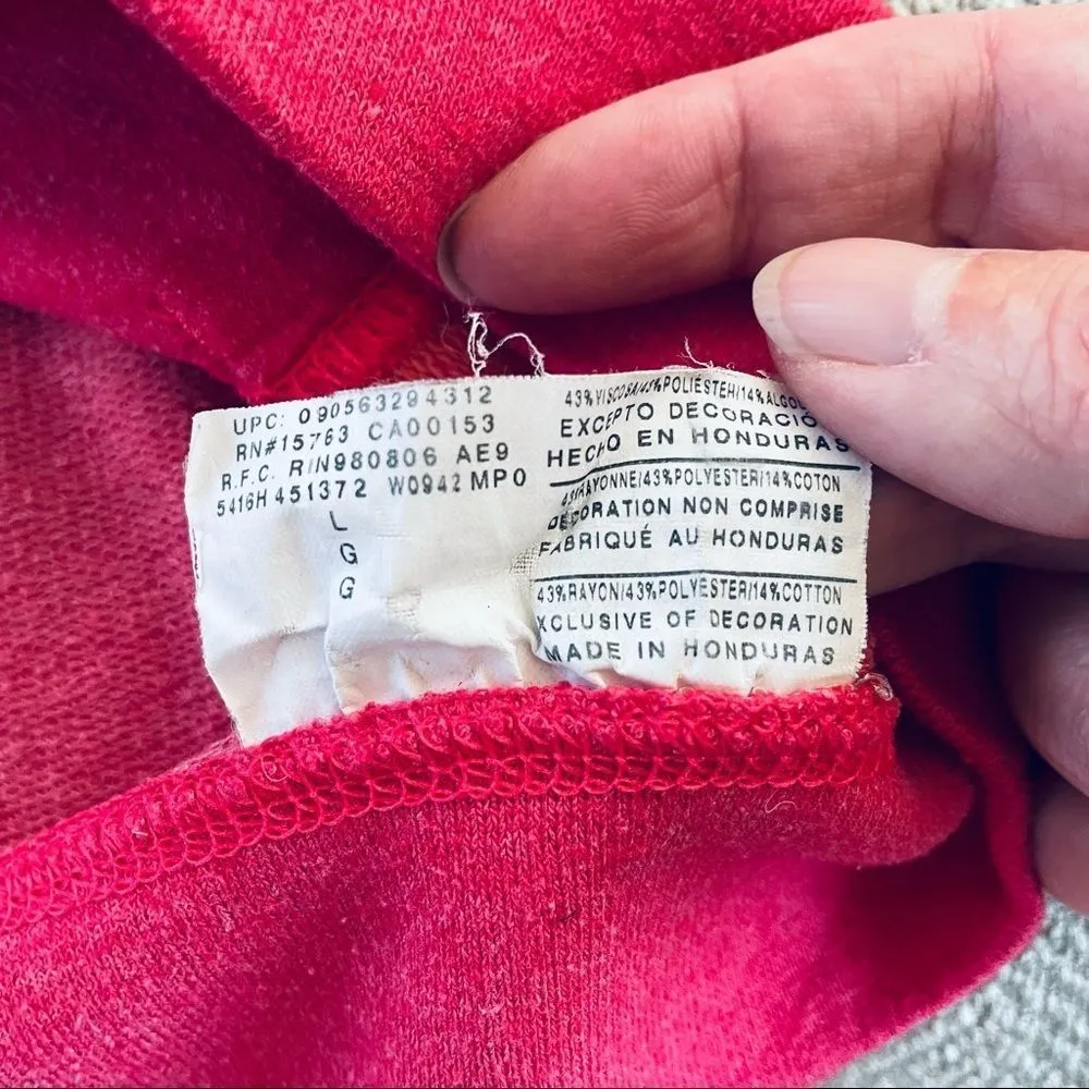 Cowl Neck Sweatshirt Pockets L - Image 4