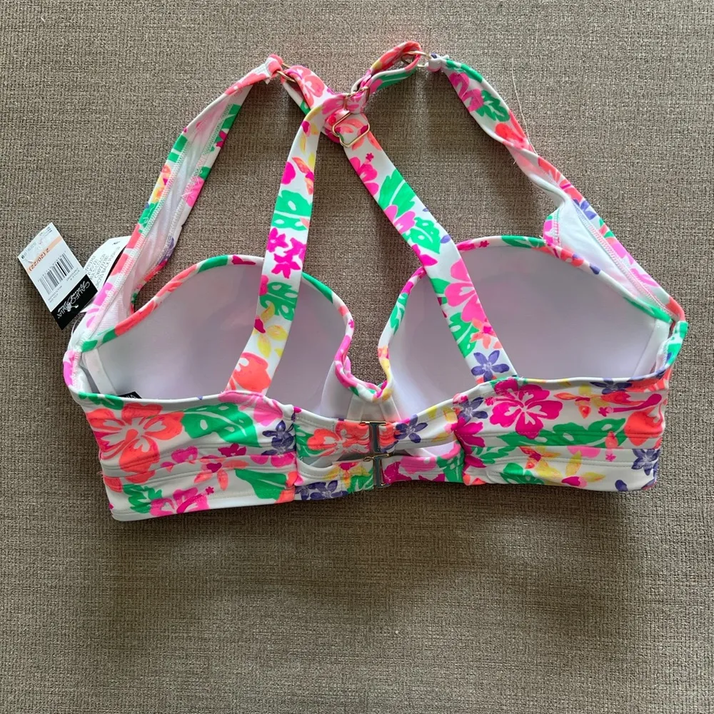 California Waves Hawaii Sunsets Strappy Bikini Top Size 2 (20/22) - Image 5