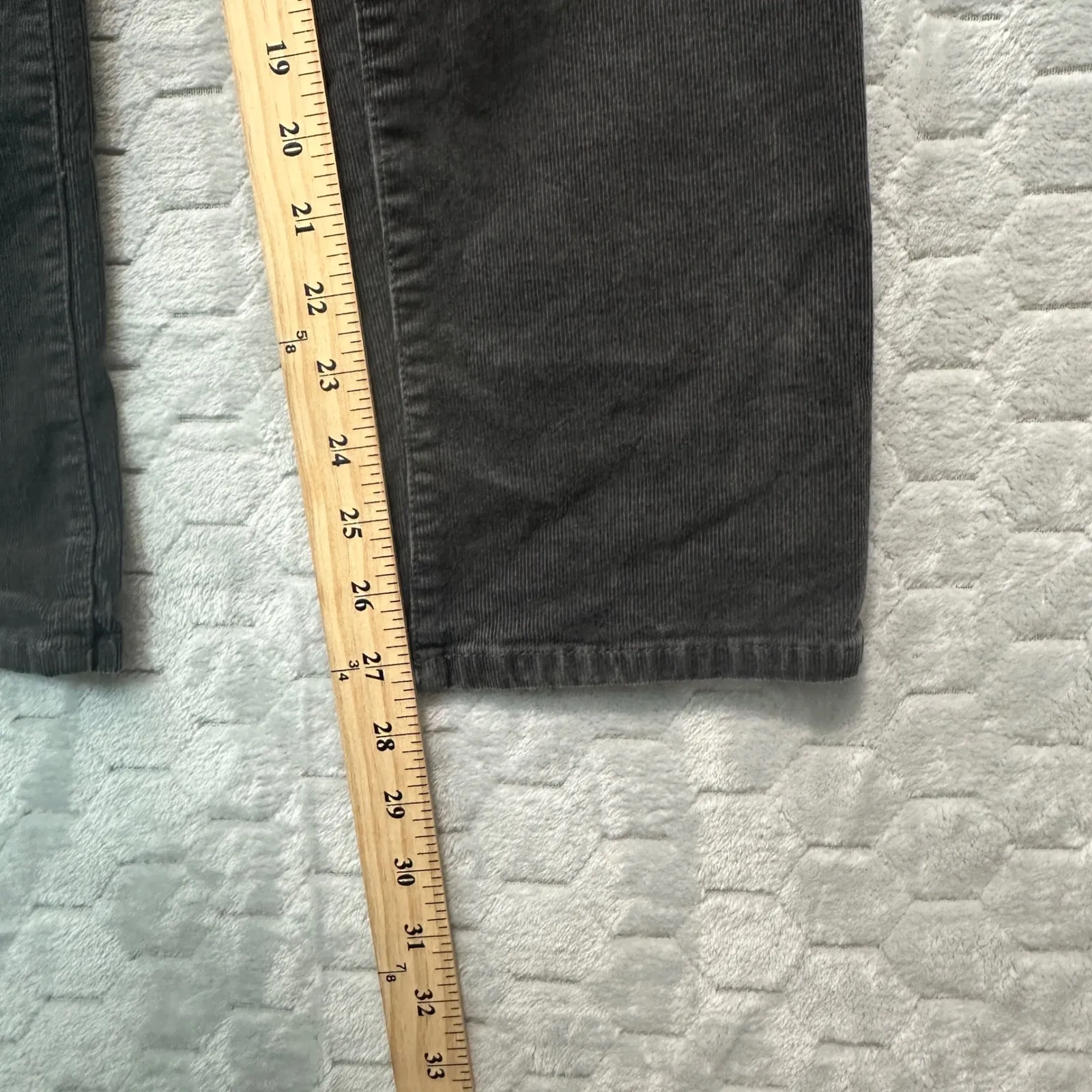 Talbots Petite Heritage Corduroy Pants Gray Flared Women 6p Academia Capsule - Image 8