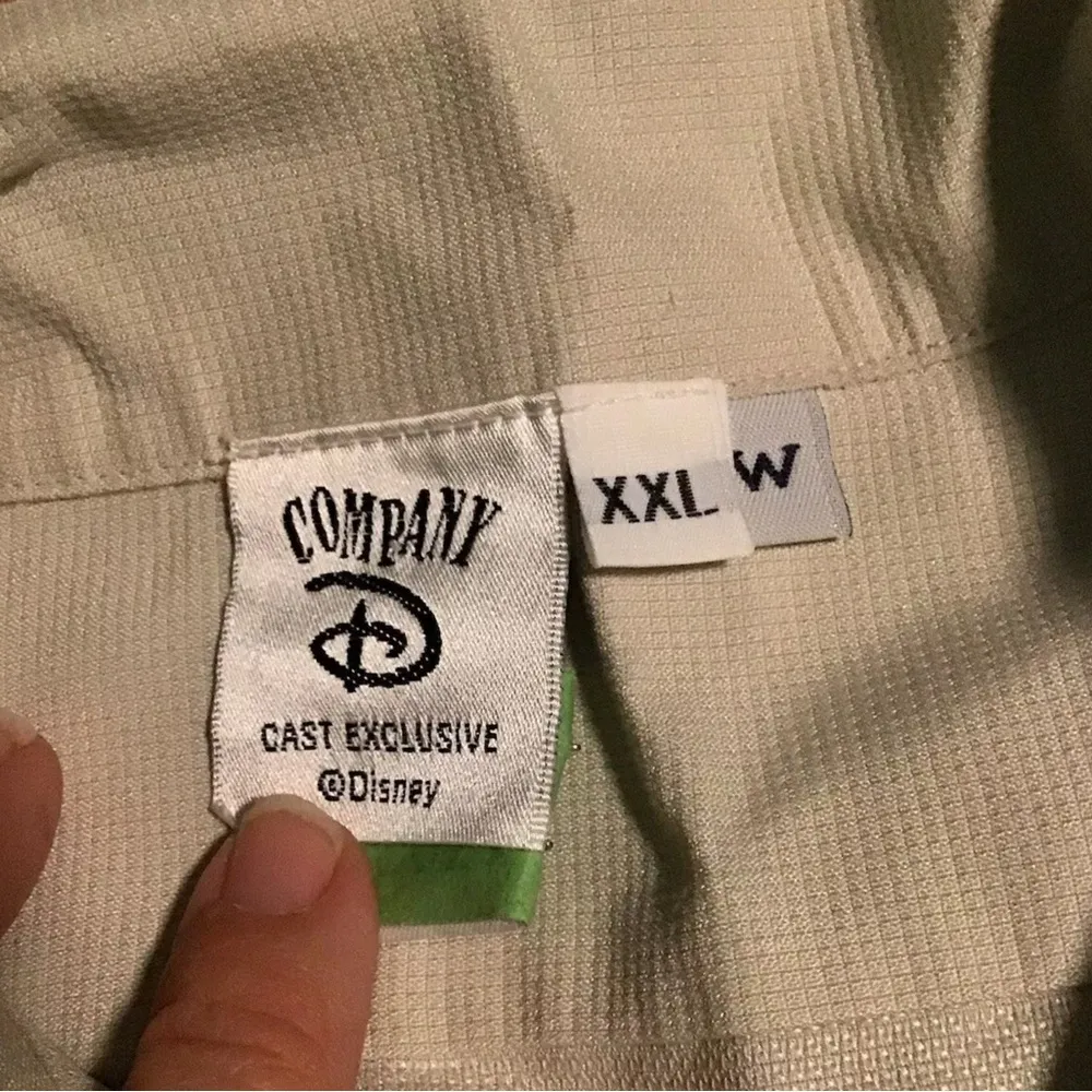 Vintage the disney company button down woman’s brown shirt 2XL - Image 7