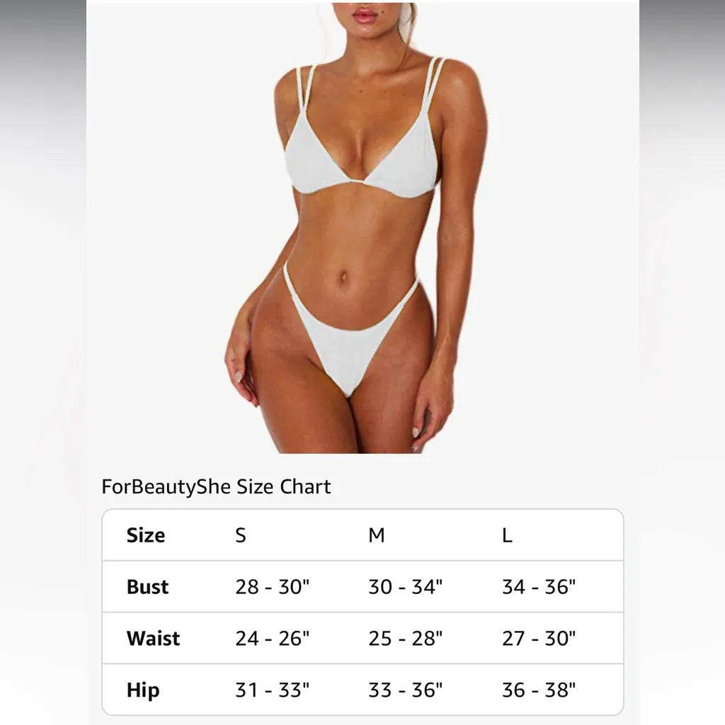 NWT White Bikini from Amazon - Image 7