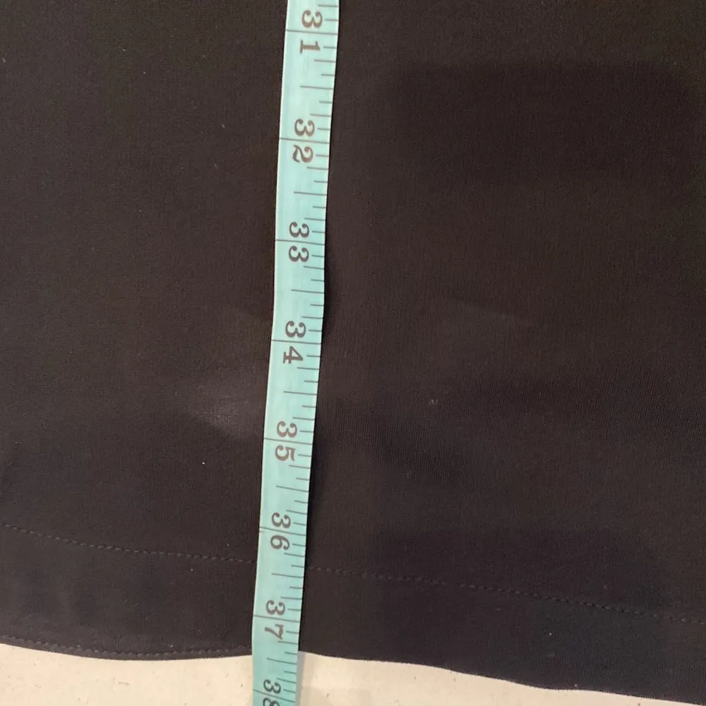 Ann Taylor Black Collared Half Button Down Midi Shirt Dress NWT Sz M Rayon - Image 12