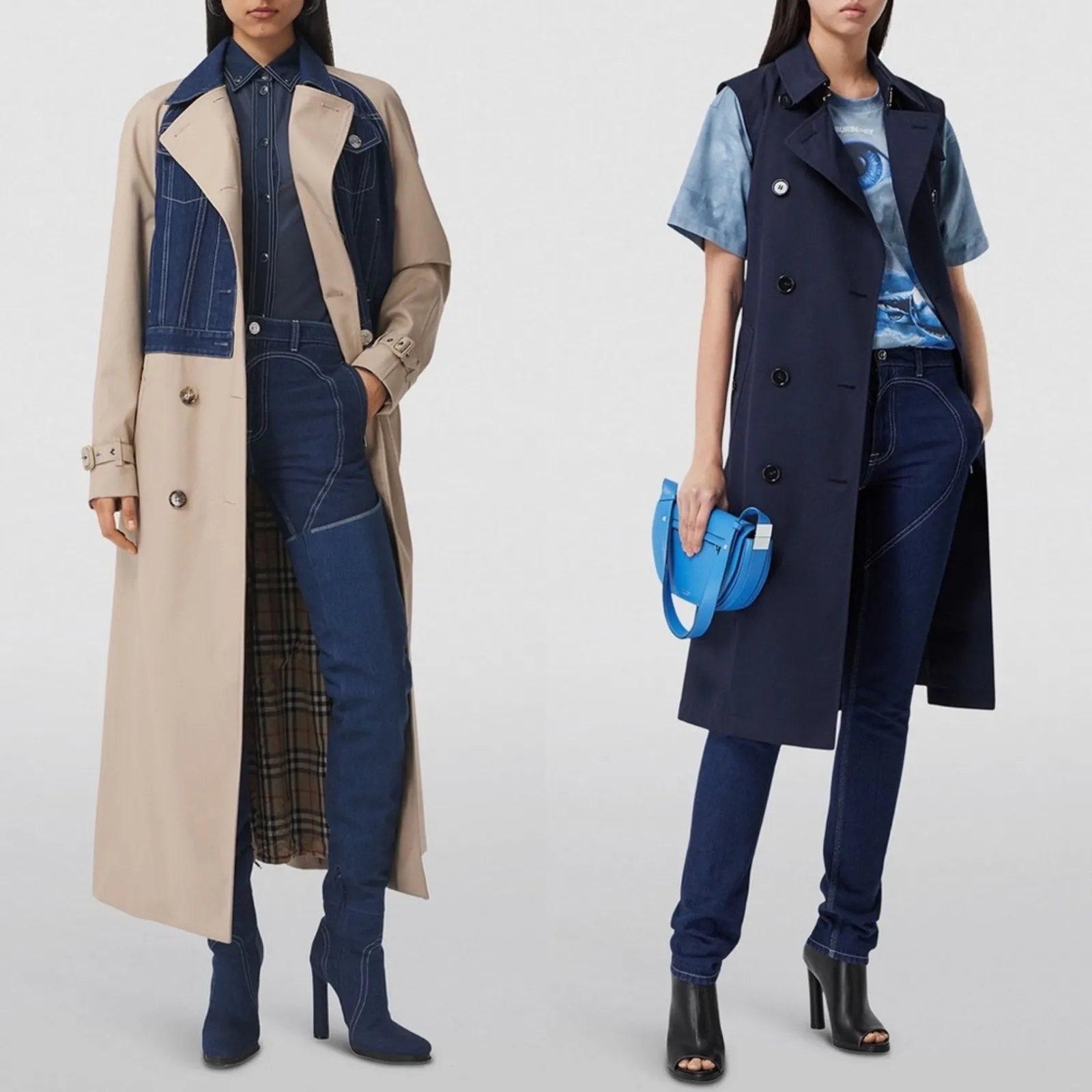 Burberry Heart-Stitch Motif Denim Skinny Jeans in Dark Wash - Image 5