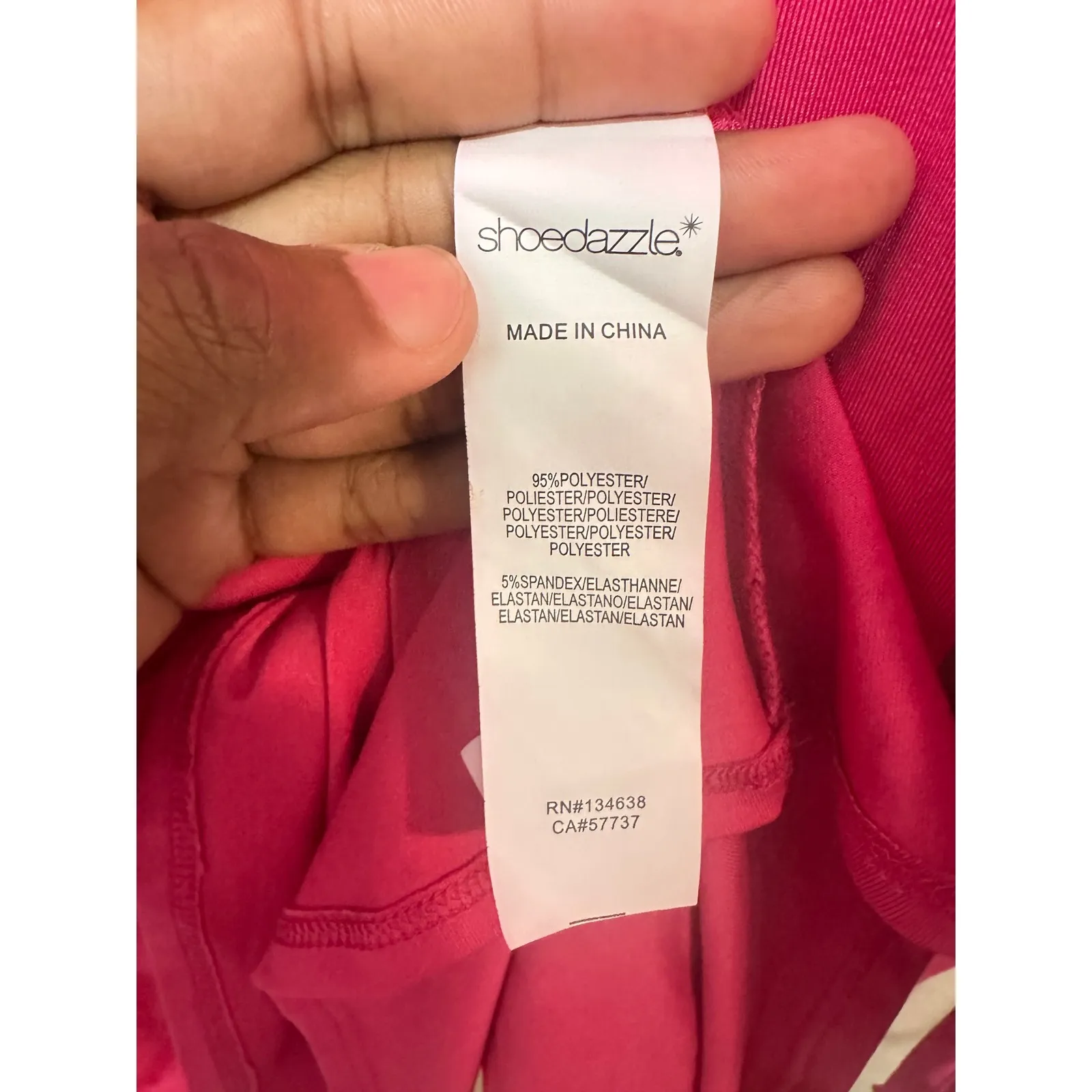 Shoedazzle Pink Blouse Top Womens‎ Size S Tie Sleeve Off Shoulder Casual - Image 2