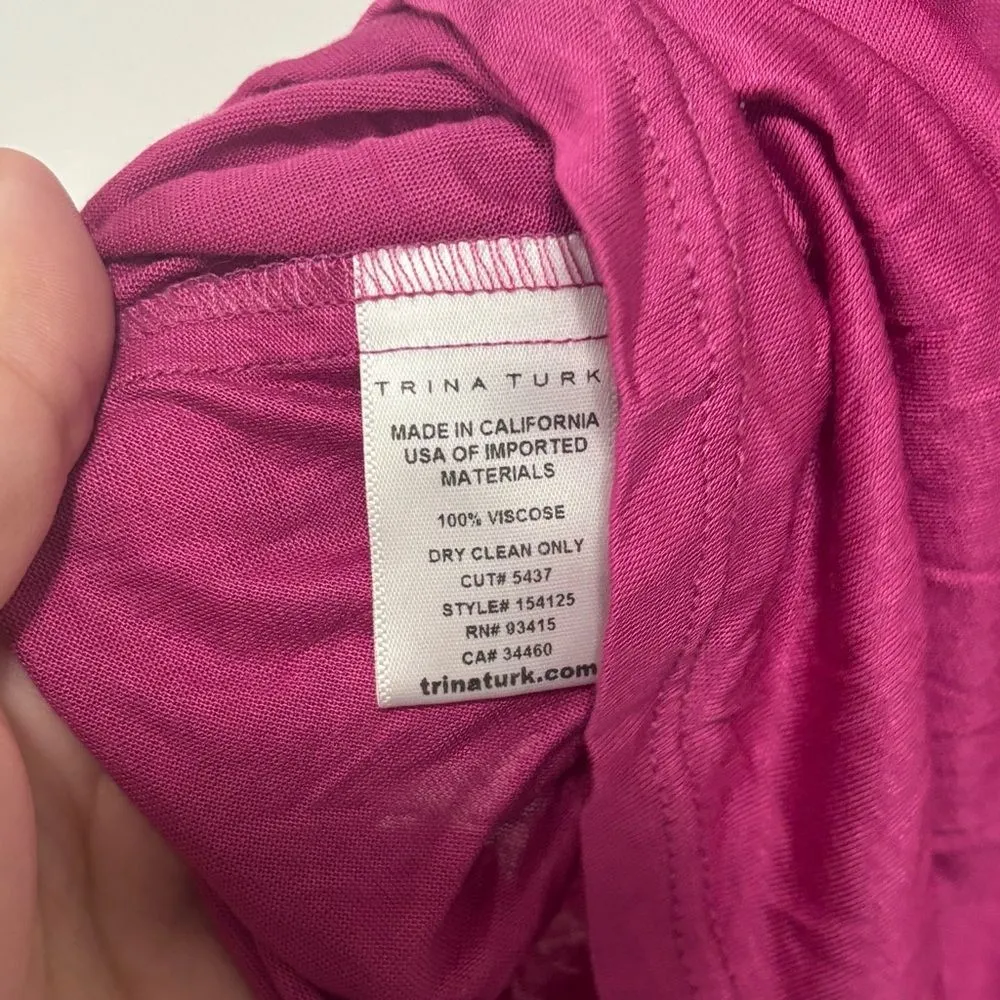 Trina Turk Fuchsia Tank‎ Top NWT Small - Image 3